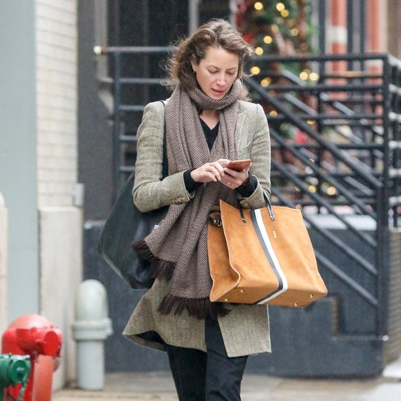 Christy Turlington à New York. Le 3 janvier 2017.