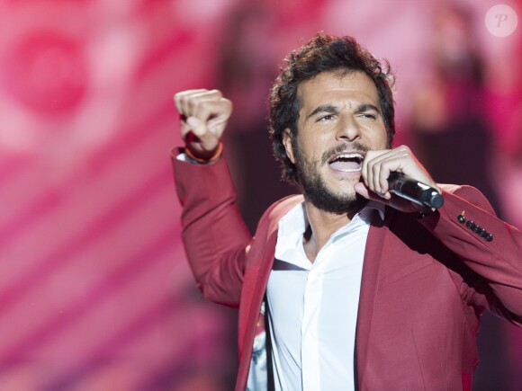 Exclusif - Amir Haddad - Enregistrement de l'émission "Dernier Show" de Michel Sardou, qui sera diffusée le 21 octobre en prime time sur France 2, au Palais des Sports à Paris. Le 12 septembre 2017  © Pierre Perusseau / Bestimage