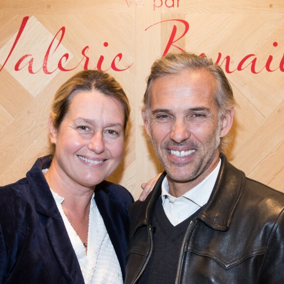 Exclusif - Paul Belmondo et sa femme Luana - Lancement de la collection capsule "Max & Moi vu par Valérie Benaïm" à Paris, le 20 octobre 2017. © Cyril Moreau/Bestimage