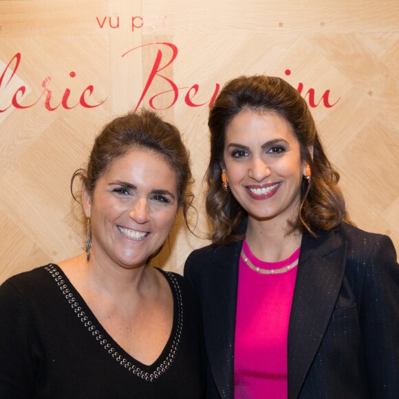 Exclusif - Valérie Benaïm et Sonia Mabrouk - Lancement de la collection capsule "Max & Moi vu par Valérie Benaïm" à Paris, le 20 octobre 2017. © Cyril Moreau/Bestimage