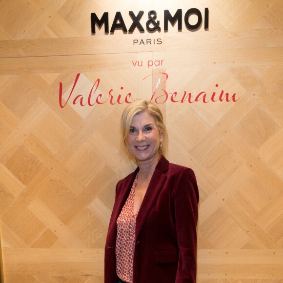 Exclusif - Michèle Laroque - Lancement de la collection capsule "Max & Moi vu par Valérie Benaïm" à Paris, le 20 octobre 2017.  © Cyril Moreau/Bestimage