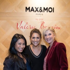 Exclusif - Anggun, Valérie Bénaïm, Michèle Laroque - Lancement de la collection capsule "Max & Moi vu par Valérie Benaïm" à Paris, le 20 octobre 2017. © Cyril Moreau/Bestimage