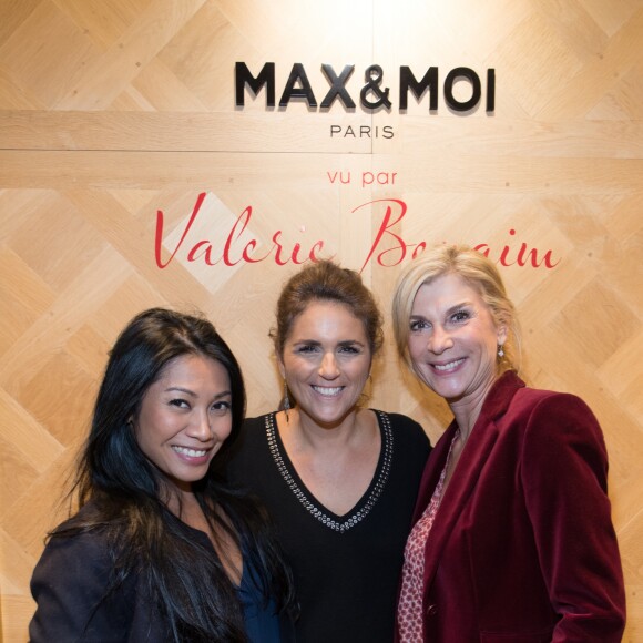 Exclusif - Anggun, Valérie Bénaïm, Michèle Laroque - Lancement de la collection capsule "Max & Moi vu par Valérie Benaïm" à Paris, le 20 octobre 2017. © Cyril Moreau/Bestimage