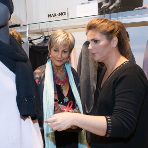 Exclusif - Valérie Bénaïm, Isabelle Morini-Bosc - Lancement de la collection capsule "Max & Moi vu par Valérie Benaïm" à Paris, le 20 octobre 2017. © Cyril Moreau/Bestimage