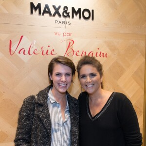 Exclusif - Emilie Besse et Valérie Benaïm - Lancement de la collection capsule "Max & Moi vu par Valérie Benaïm" à Paris, le 20 octobre 2017.  © Cyril Moreau/Bestimage