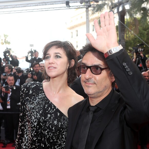 Charlotte Gainsbourg et son compagnon Yvan Attal - Montée des marches du film "The Meyerowitz Stories" lors du 70ème Festival International du Film de Cannes. Le 21 mai 2017. © Borde-Jacovides-Moreau / Bestimage