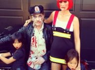 Johnny Hallyday, Laeticia et les filles : Zombies terrifiants pour Halloween