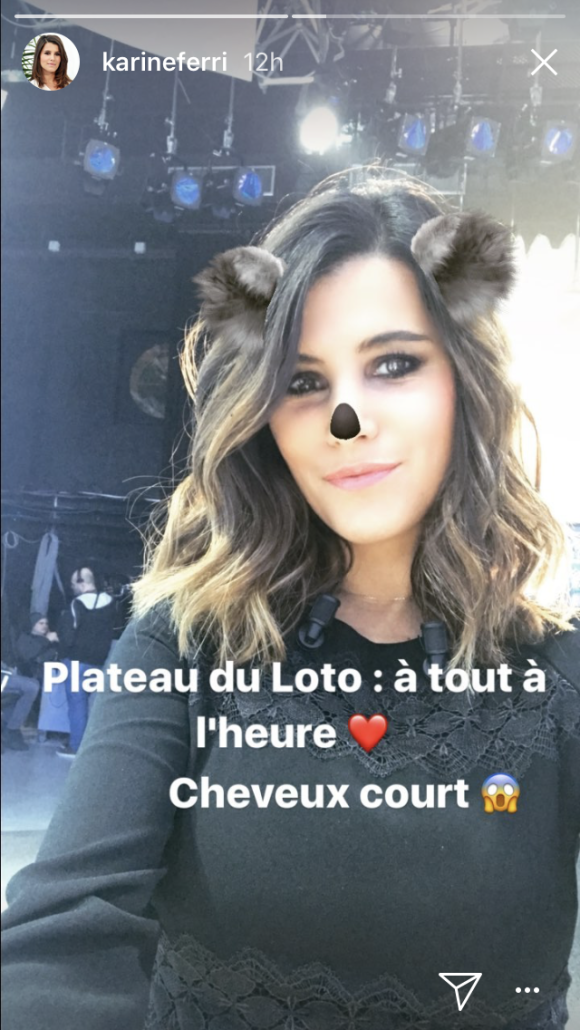 Karine Ferri dévoile sa nouvelle coupe de cheveux sur Instagram : un carré wavy.