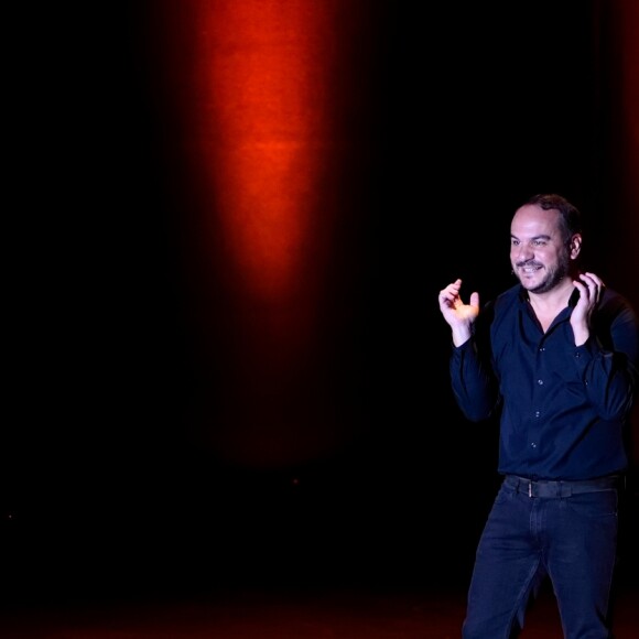 Exclusif - François-Xavier Demaison et son public - 4e soirée du tout 1er Festival du Théâtre Français en Israël, organisé par Steve Suissa à Tel Aviv, le 30 octobre 2017. © Erez Lichtfeld/Bestimage