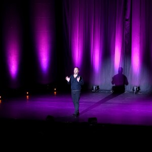 Exclusif - François-Xavier Demaison et son public - 4e soirée du tout 1er Festival du Théâtre Français en Israël, organisé par Steve Suissa à Tel Aviv, le 30 octobre 2017. © Erez Lichtfeld/Bestimage