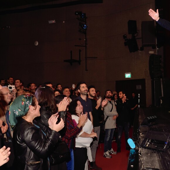 Exclusif - François-Xavier Demaison et son public - 4e soirée du tout 1er Festival du Théâtre Français en Israël, organisé par Steve Suissa à Tel Aviv, le 30 octobre 2017. © Erez Lichtfeld/Bestimage