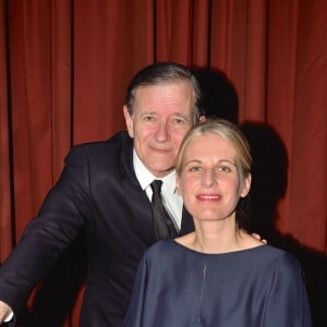 Francis Huster et la pianiste Claire-Marie Le Guay - 3e soirée du tout 1er Festival du Théâtre Français en Israël, organisé par Steve Suissa à Tel Aviv, le 29 octobre 2017. © Erez Lichtfeld/Bestimage