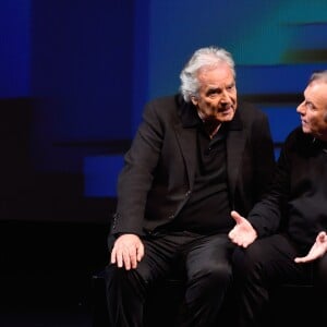 Exclusif - Daniel Russo et Pierre Arditi - 2e soirée du tout 1er Festival du Théâtre Français en Israël, organisé par Steve Suissa à Tel Aviv, le 23 octobre 2017. © Erez Lichtfeld/Bestimage