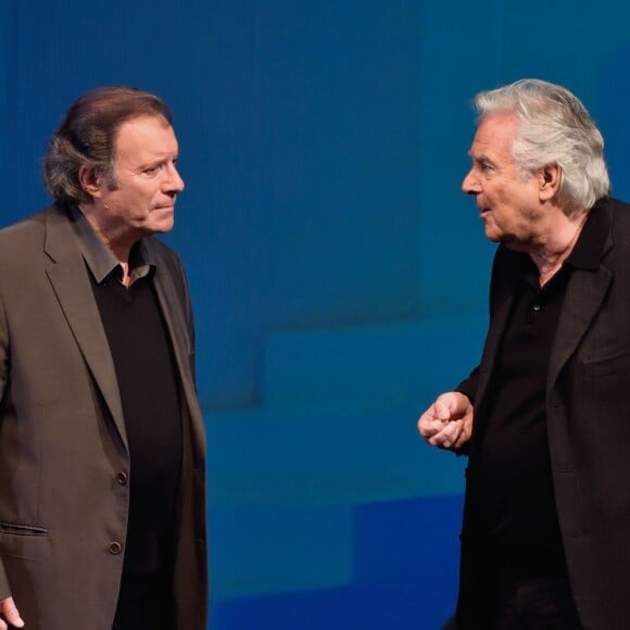 Exclusif - Daniel Russo et Pierre Arditi - 2e soirée du tout 1er Festival du Théâtre Français en Israël, organisé par Steve Suissa à Tel Aviv, le 23 octobre 2017. © Erez Lichtfeld/Bestimage