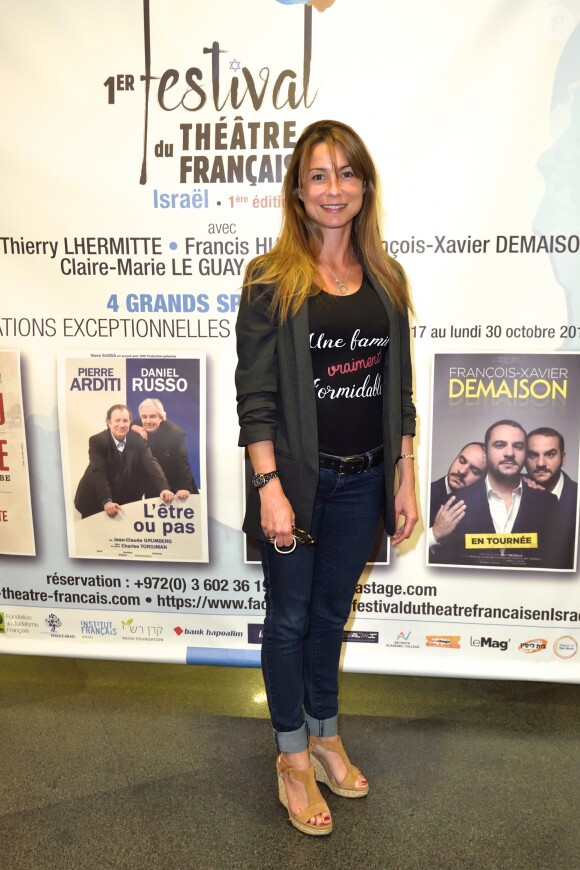 Exclusif - Jennifer Lauret - 1re soirée du tout 1er Festival du Théâtre Français en Israël, organisé par Steve Suissa à Tel Aviv, le 22 octobre 2017. © Erez Lichtfeld/Bestimage