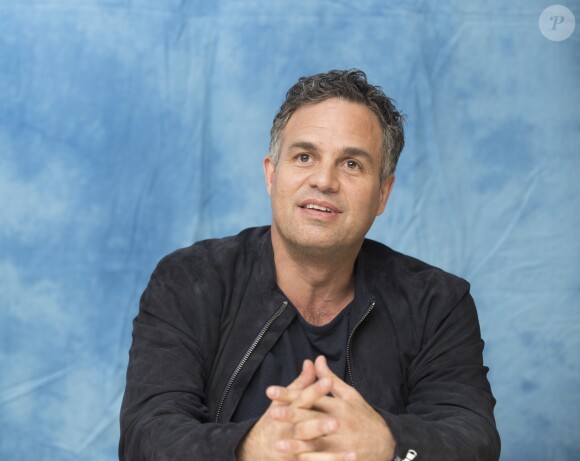 Mark Ruffalo lors de la conférence de presse pour le film "Thor : Ragnarok" à l'hôtel Montage de Beverly Hills le 11 octobre 2017.