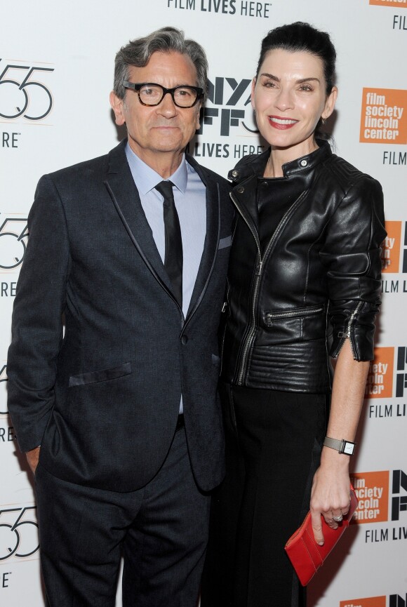 Griffin Dunne et Julianna Margulies - People à la première du film 'Joan Didion: The Center Will Not Hold' pendant le Festival de Film de New York, le 11 octobre 2017.