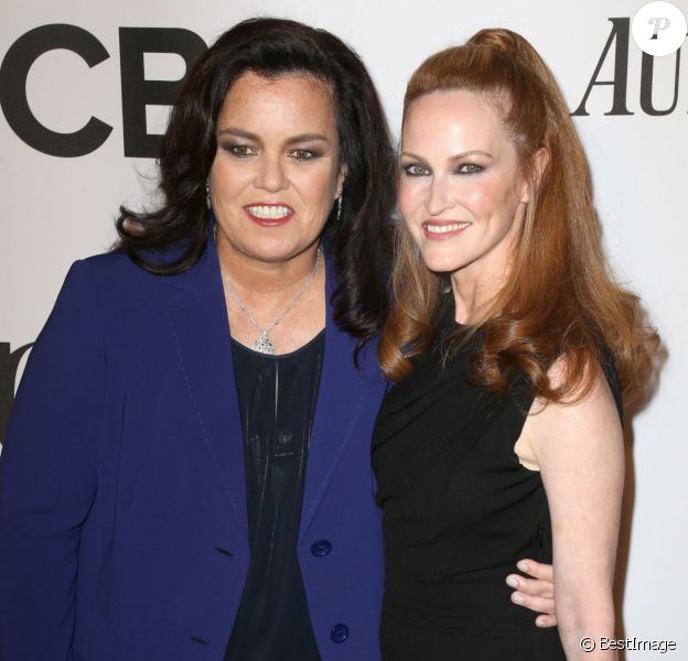 Rosie O'Donnell et son ex-épouse Michelle Rounds - 68e cérémonie des "Tony Awards" à New York, le 8 juin 2014.