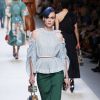 Défilé de mode printemps-été 2018 "Fendi" lors de la fashion week de Milan. Le 21 septembre 2017.