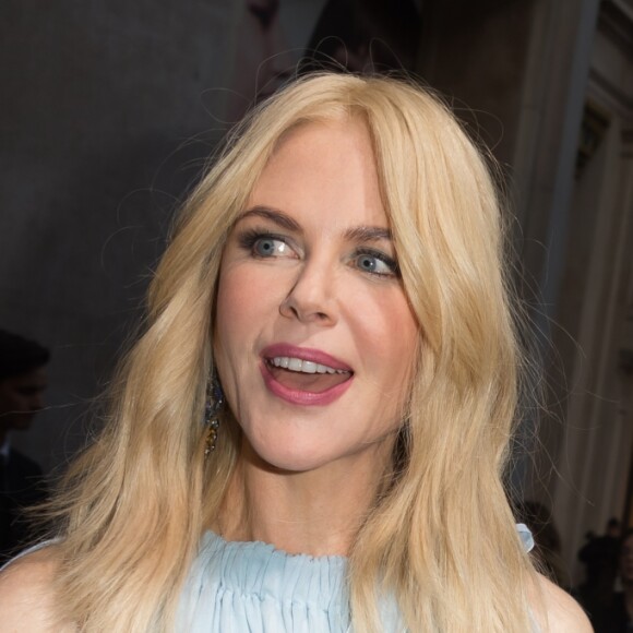 Nicole Kidman inaugure les vitrines de Noël de PRINTEMPS Haussmann. Paris, le 7 novembre 2017.