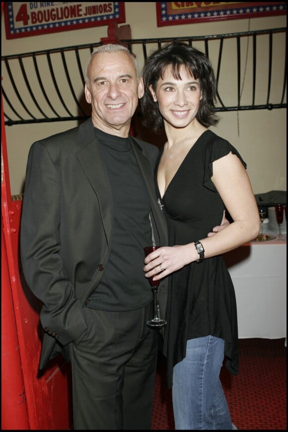 Michel Fugain avec sa fille Marie à Paris, en 2005.  