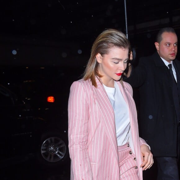 Chloë Grace Moretz dans les rues de New York, le 7 novembre 2017.