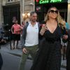 Mariah Carey et ses enfants Moroccan Scott et Monroe Cannon sont allés faire du shopping dans différents magasins. Tout d'abord, chez Alaia, puis chez Louboutin. Le soir elle est allée dîner au restaurant l'Avenue . Paris le 23 juin 2017