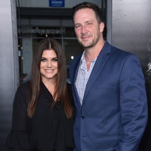 Tiffani Thiessen et son mari Brady Smith - Première du film d'horreur américain "Ça" au cinéma Grauman's Chinese Theatre dans le quartier de Hollywood à Los Angeles, Californie, Etats-Unis, le 5 septembre 2017. © Chris Delmas/Bestimage