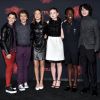 Caleb McLaughlin, Finn Wolfhard, Noah Schnapp, Gaten Matarazzo, Millie Bobby Brown et Sadie Sink assistent à l'avant-première de la série 'Stranger Things 2' à Los Angeles. Le 26 octobre 2017.
