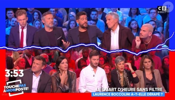 L'équipe de "TPMP" réagit aux tweets de Laurence Boccolini - "Touche pas à mon poste", 9 novembre 2017, C8