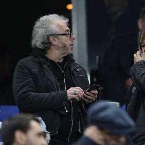 Michèle Bernier au Stade de France le 11 novembre 2017 lors du match de rugby France - Nouvelle-Zélande (18-38), à Saint-Denis.