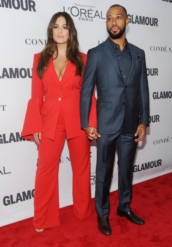 Ashley Graham et Justin Ervin - Glamour Women of the Year Awards au Kings Theatre. Brooklyn, New York, le 13 novembre 2017.