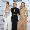 Bella, Yolanda et Gigi Hadid - Glamour Women of the Year Awards au Kings Theater. New York, le 13 novembre 2017.