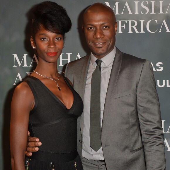 Exclusif - Harry Roselmack et sa femme Chrislaine - Soirée des 15 ans de l'association "Maïsha Africa" de Sonia Rolland au Pavillon Cambon à Paris le 19 septembre 2016. © Veeren-Moreau/Bestimage