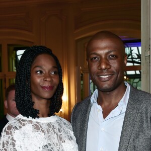 Harry Roselmack et sa femme Chrislaine au dîner de gala caritatif pour l'association "Autistes Sans Frontières" à l'hôtel Marcel Dassault à Paris, le 2 juin 2016. © Gorassini Giancarlo/Bestimage