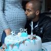Lucas fête ses 25 ans et sa femme Larissa Saad, Instagram, le 13 août 2017.