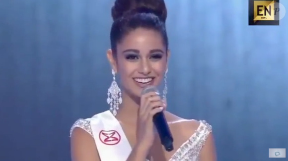 Aurore Kichenin, dans le Top 5 de Miss Monde 2017. La gagnante est Miss Inde, Manushi Chillar. Novembre 2017.