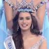 Aurore Kichenin, dans le Top 5 de Miss Monde 2017. La gagnante est Miss Inde, Manushi Chillar. Novembre 2017.