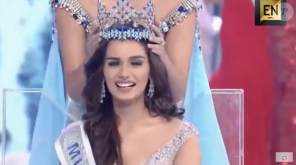 Aurore Kichenin, dans le Top 5 de Miss Monde 2017. La gagnante est Miss Inde, Manushi Chillar. Novembre 2017.