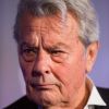 L'icône du cinéma français Alain Delon, invité d'honneur, lors du Festival du film policier de Liège, Belgique, le 5 mai 2017.