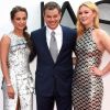 Alicia Vikander, Matt Damon et Julia Stiles à la première de "Jason Bourne" au cinéma Odeon Leicester à Londres le 11 juillet 2016. 11 July 2016.