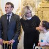 La Première Dame Brigitte Macron accueille les enfants de l'UNICEF pour la Journée Internationale des Droits de l'Enfant au Palais de l'Elysée à Paris, le 20 novembre 2017. © Eliot Blondet/Pool/Bestimage