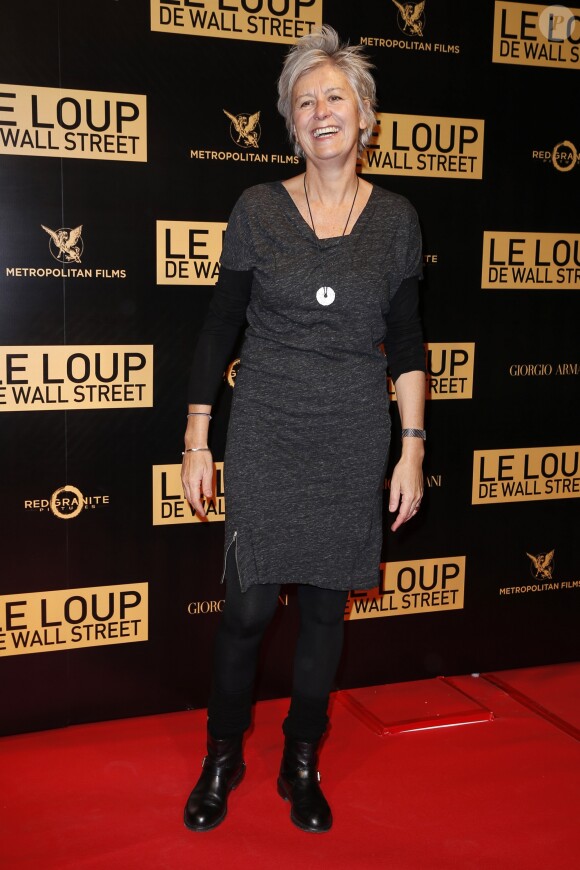 Annie Lemoine - Avant-premiere mondiale du film "Le loup de Wall Street" au cinema Gaumont Opera Capucines a Paris, le 9 decembre 2013.