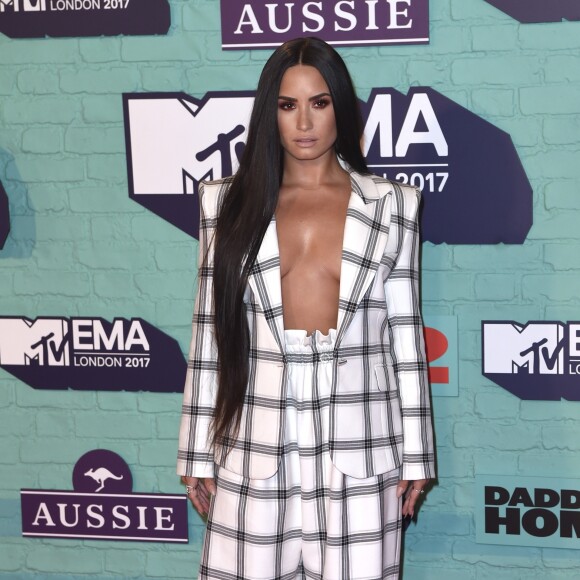 Demi Lovato - Soirée des 24ème MTV Europe Music Awards à la salle SSE Wembley Arena à Londres, Royaume Uni, le 12 novembre 2017.  Celebs attending the 24th MTV Europe Music Awards, at SSE Arena Wembley, in London, UK on November 12th, 2017.12/11/2017 - Londres