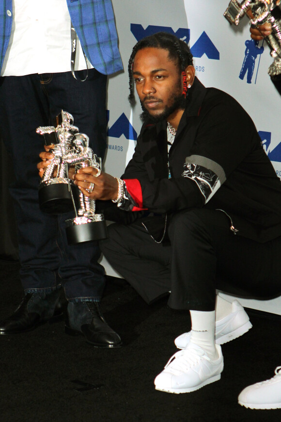 Kendrick Lamar lors des MTV Video Music Awards à Los Angeles, le 27 août 2017.