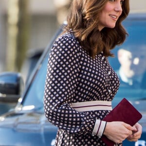 Kate Middleton visite le Musée Foundling à Londres, Royaume Uni, le 28 novembre 2017.