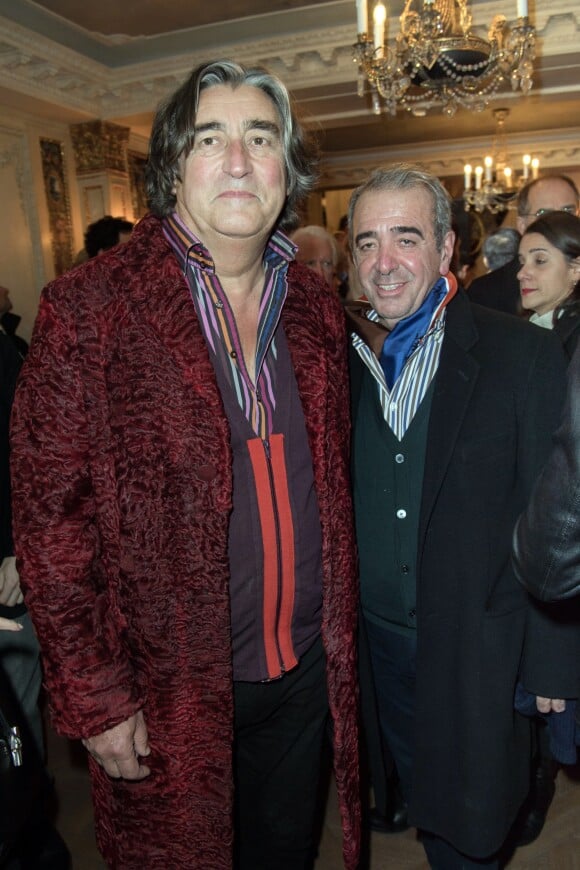 Exclusif - Didier Ludot et Felix Farrington - Soirée d'inauguration du Café Pouchkine au 16, place de la Madeleine dans le 8ème arrondissement à Paris le 29 novembre 2017. © Julio Piatti/Bestimage