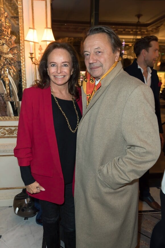 Exclusif - Eléonore de La Rochefoucauld et Olivier Gagnère - Soirée d'inauguration du Café Pouchkine au 16, place de la Madeleine dans le 8ème arrondissement à Paris le 29 novembre 2017. © Julio Piatti/Bestimage