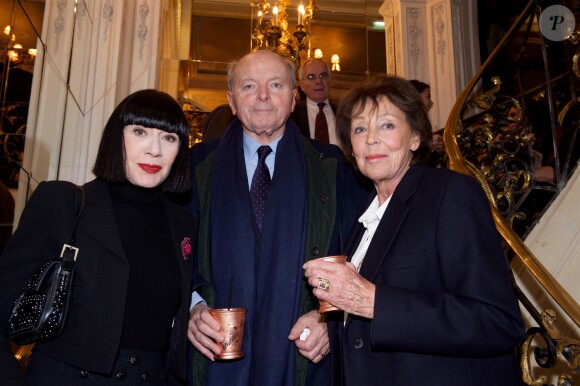 Exclusif - Chantal Thomass, Jacques Toubon et sa femme Lise - Soirée d'inauguration du Café Pouchkine au 16, place de la Madeleine dans le 8ème arrondissement à Paris le 29 novembre 2017. © Julio Piatti/Bestimage