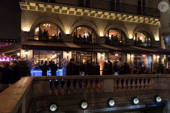 Exclusif Ambiance - Soirée d'inauguration du Café Pouchkine au 16, place de la Madeleine dans le 8ème arrondissement à Paris le 29 novembre 2017. © Julio Piatti/Bestimage